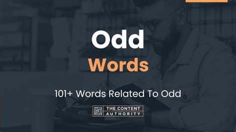 odd dan word|word choice .